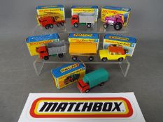 Matchbox - Seven Matchbox Superfast diecast vehicles.