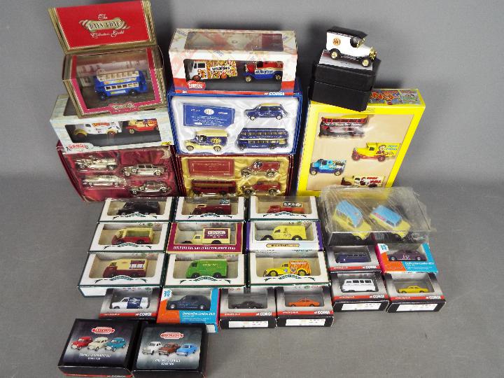 Lledo - Corgi - Oxford - A collection of 28 boxed vehicles in 1:43 and 1:76 scales including # QM