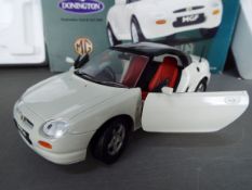 Corgi - A boxed Corgi 1:18 scale diecast #95100 MGF in white.