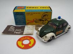 Corgi Toys - A boxed Corgi Toys #492 Volkswagen European Police Car.