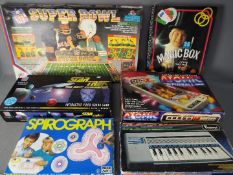 Peter Pan - Tomy - MB Games - A lot of 6 vintage games and toys including Peter Pan Super Bowl,