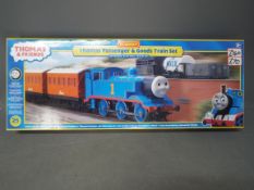 Hornby - Thomas The Tank - A boxed Hornby 00 gauge Thomas The Tank passenger and goods train set.