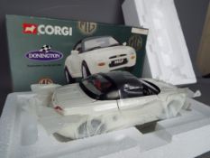 Corgi - A boxed Corgi 1:18 scale diecast #95100 MGF in white.