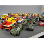 Matchbox - Corgi - Lot of over 90 loose vehicles including # 39 Rolls Royce Silver Shadow,