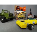 Tonka - Buddy L - Meccano - A collection of 5 pressed metal vehicles and similar in various scales