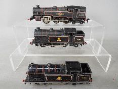 Hornby Dublo - Three unboxed Hornby Dublo unboxed locomotives in BR black livery.