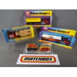 Matchbox - A collection of four boxed diecast vehicles from Matchbox.