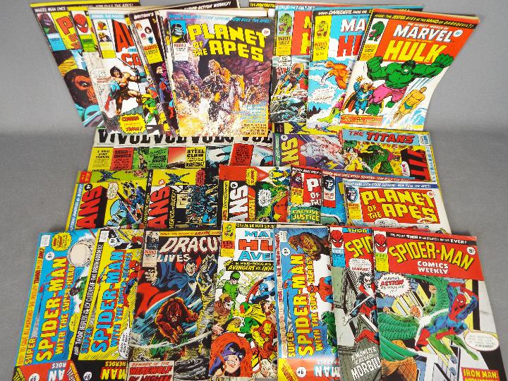 IPC - Marvel - A collection of 33 bronze era comics including IPC Vulcan, Marvel The Titans,