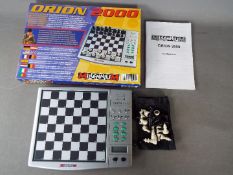 Millenium - A boxed vintage Millenium Orion 2000 Chess Game.