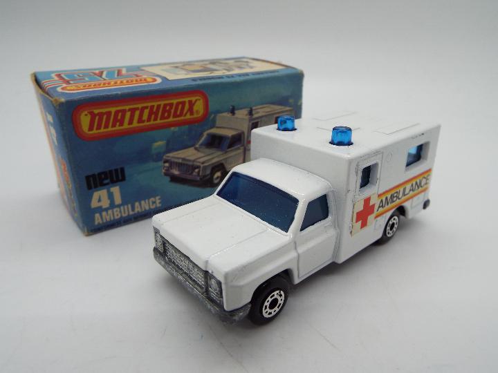 Matchbox - A lot of 5 boxed vehicles including # 4 '57 Chevy, # 14 Leyland Petrol Tanker, - Image 5 of 6