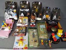 PLaymates - Halsall - Tomy - A collection of carded and loose TV related figures and remote control