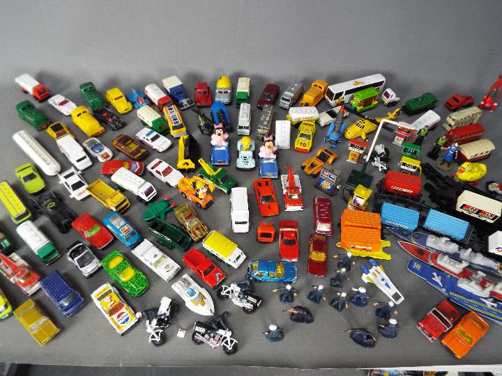 Matchbox - Corgi - Majorette - A collection of over 60 loose diecast vehicles and accessories in