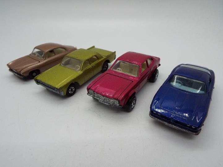 Matchbox - A collection of 13 loose Matchbox vehicles and 4 empty boxes including, # 14 Iso Griffo, - Image 5 of 5