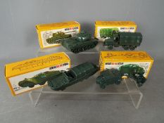 Airfix - Four boxed plastic HO/OO scale military vehicles by Airfix. Lot includes D.U.K.