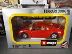 Maisto - Bburago - Polistil - A collection of 11 boxed diecast vehicles in various scales including,