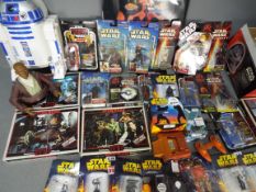 Hasbro - Waddingtons - Kenner - A mixed lot of Star Wars items including 21 carded figures,
