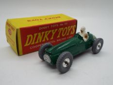 Dinky Toys - A boxed Dinky Toys #233 Cooper-Bristol Racing Car, in green with silver trim,