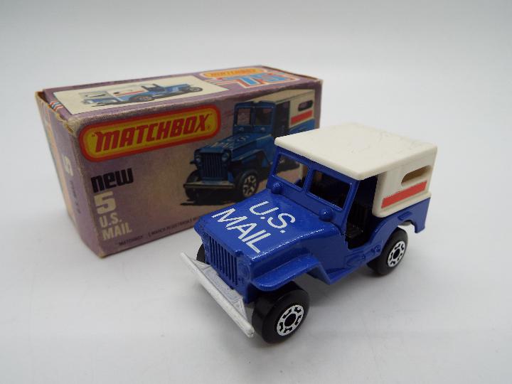 Matchbox - A lot of 5 boxed Matchbox vehicles including # 5 U.S. - Image 2 of 6