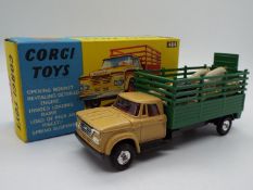 Corgi Toys - A boxed Corgi Toys #484 Dodge ‘Kew Fargo’ Livestock Transporter with Animals.