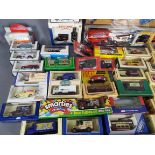 Lledo - A collection of over 50 boxed Lledo models and several additional unboxed models and some