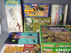 Merit - MB Games - Waddingtons - A lot of 11 vintage board games including Everest, Spy Ring,