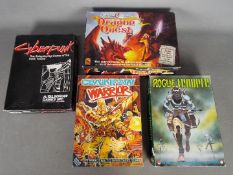 Games Workshop, R.Talsorian - Four boxed role playing / board games.