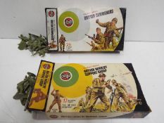 Airfix - Two boxes of Airfix 1:32 scale plastic soldiers.