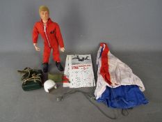 Palitoy, Action Man - An unboxed Palitoy Action Man Red Devil Parachutist.