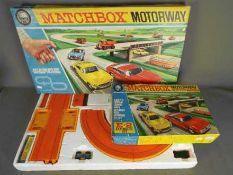 Matchbox - A boxed Matchbox M2 Motorway Set with E2 Motorway Extension..