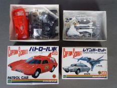 IMAI, Captain Scarlet, Gerry Anderson - Two vintage plastic 'Captain Scarlet' model kits from IMAI.