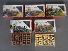ESCI - A unit of five boxed 1:72 scale plastic toy soldiers by ESCI.