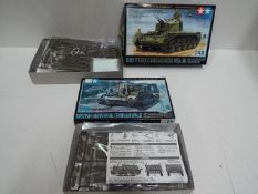 TAMIYA - Two x WWII Military Model kits - 1:48 Scale. Item 32546-2200 - No.