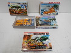 IMAI, Thunderbirds, Gerry Anderson - Four boxed vintage 'Thunderbirds' plastic model kits from IMAI.