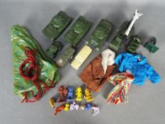 Dinky Toys, Corgi, Britains - A mixed collection of unboxed diecast predominately military vehicles,