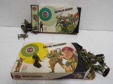 Airfix - Two boxes of Airfix 1:32 scale plastic soldiers.