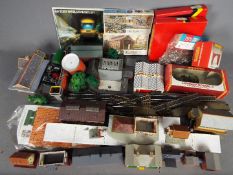 Hornby, Faller, Others - A collection of mainly OO gauge model railway scenic buildings,