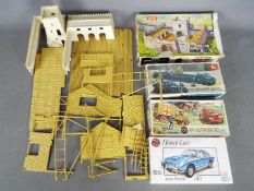 Airfix - A mixed collection of Airfix model buildings and Kits.