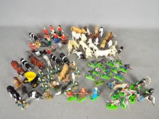 Britains - Johillco - A lot of over 70 figures by Britains and Johillco including Britains Robin