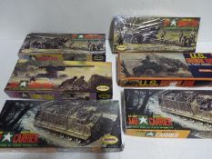 Aurora - 6 boxed unmade 1/4" U.S.