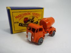 Matchbox - A boxed Matchbox #26 Cement Mixer.