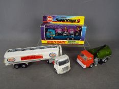 Dinky Toys, Matchbox - A boxed Matchbox Super kings and two unv=boxed Dinky Toys.