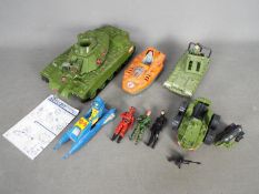 Hasbro Bradley - Action Force - A collection of 5 Action Force figures and 5 vehicles including Z