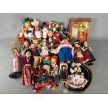 Sabra, Others - A collection of over 20 mainly unboxed International vintage costume dolls,