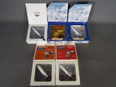 Blue Box - Gemini Jets - A collection of 5 boxed 1:400 scale Lockheed L-1011 aircraft in various