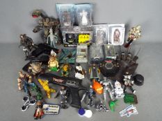 Hachette; Bandai, Others - A mixed collection of predominately unboxed action figures, and toys.