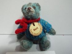 Witney - Teddy Bear by Ian Pout. "Bert". Jointed. Certificate and paper label.