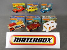 Matchbox - Six boxed Matchbox Superfast diecast vehicles.