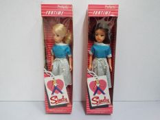 Two boxed vintage Pedigree Sindy dolls,