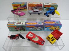 Matchbox - Six boxed Matchbox Superfast diecast vehicles.