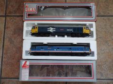 Lima - two OO gauge diesel electric class 50 locomotives comprising op no 50034 Network SouthEast